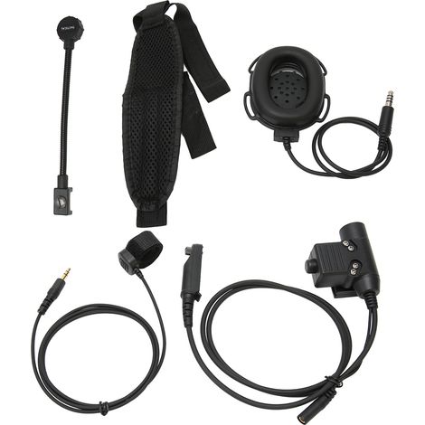 Casque talkie-walkie avec microphone et adaptateur PTT, son clair, compatible Baofeng UV-9R, UV-XR et BF-9700 (1/5)