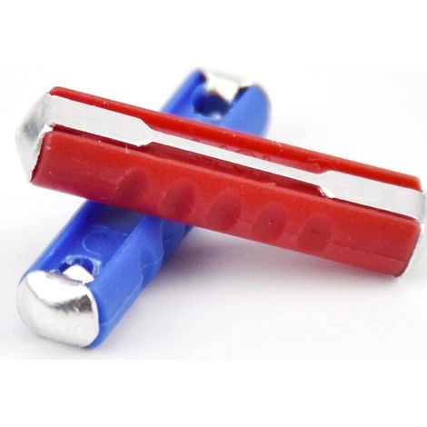 FOREHILL Fusible torpille 200 pièces, assortiment de fusibles de voiture en forme de torpille multicolore Amp 5A, 8A, 10A, 16A, 25A, pour les voitures européennes de style ancien