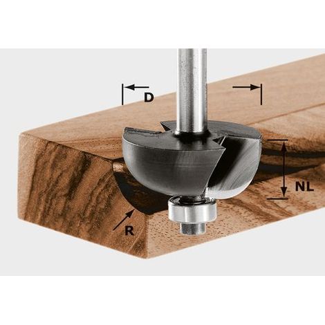 Festool Hohlkehlfräser HW S8 D31,7/R9,5 KL – 491020