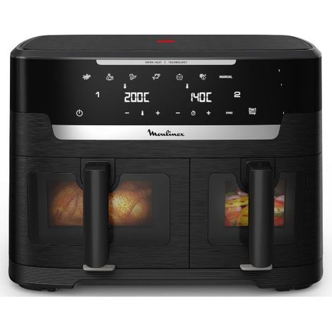 Friggitrice ad aria calda - MOULINEX - EZ9478F0 Ever Fry XXL Dual - Doppia vasca 11 L - Fino a 2 kg - 7 programmi (1/5)