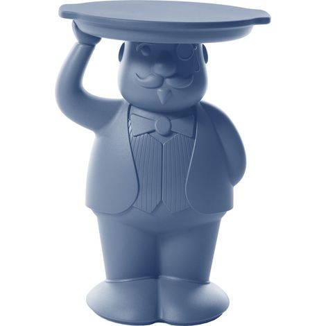 Ambrogio Blu polvere originale Slide tavolino salotto sala da pranzo soggiorno design moderno colorato polietilene (1/3)