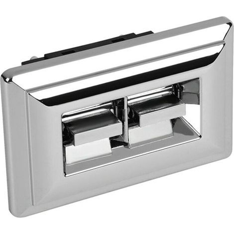 Interrupteur principal de commande de la vitre de la porte côté conducteur du fourgon, chromé, 2 boutons. (1/5)
