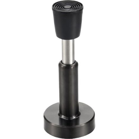Butoir de porte, 103 mm, inox/caoutchouc, noir, antidérapant (1/5)