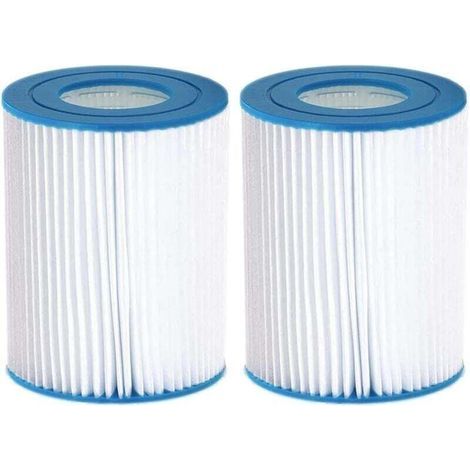Enowelir Cartouche de Filtre de Piscine de Type II, Cartouche filtrante pour bestway 58094 Filtre Pack, Pompes de Filtre Cartouche de Filtre de Remplacement Universel. (2 pièces) (1/5)