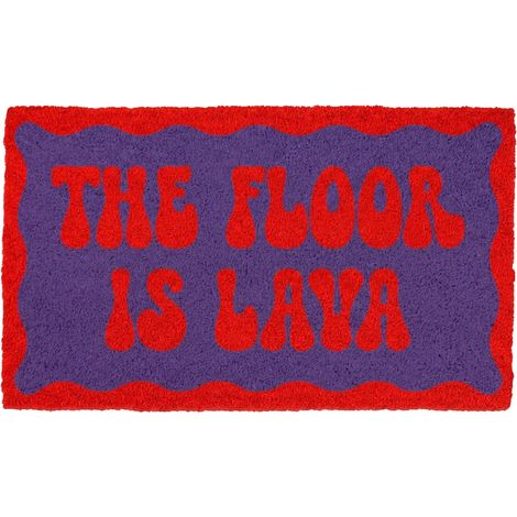 Paillasson Coco Floor is Lava. Paillasson d’entrée (1/5)