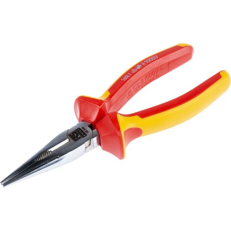 Pince à bec long RS PRO, L. (hors tout) 160 mm, L. (mâchoire) 50,3mm ( Prix pour 1 ) (1/3)