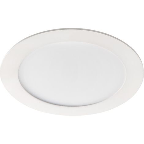 Downlight LED encastré - ROUNDA V2LED - 12W - Blanc chaud - IP44 - Ø169mm