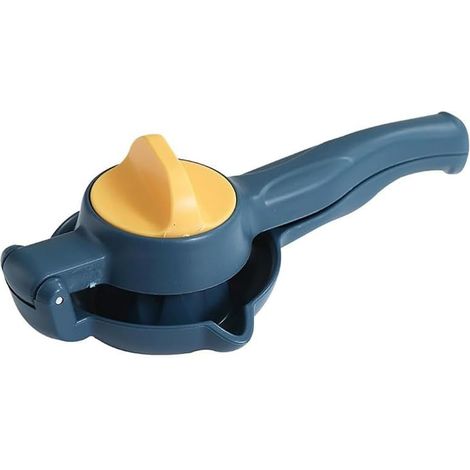 Presse-agrumes manuel - Presse-citron robuste et facile à utiliser - Presse-agrumes ergonomique pour petites oranges (bleu) (1/5)