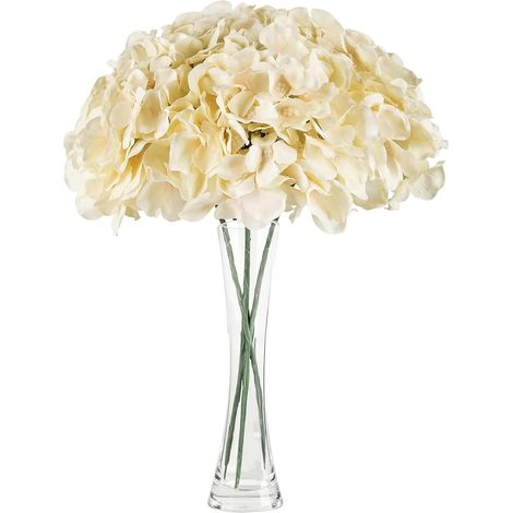 3 PCS Grandes têtes de Fleurs D'hortensia, Artificielles en Soie (1/5)