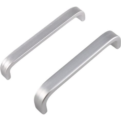 10 aluminum kitchen cupboard door handles, wardrobe drawer handles for bedroom (128 mm center-to-center distance) (1/5)