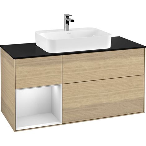 Villeroy & Boch G412MTPC Armoire sous lavabo Finion G41 (1/2)