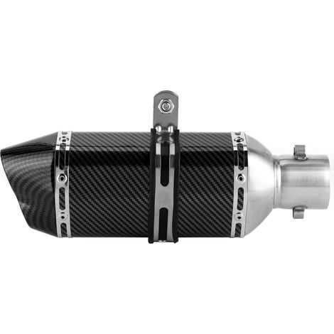 Komplette Auspuffanlage mit Krümmer und Slip-On-Schalldämpfer in Carbonfaser-Optik, passend für GY6 125 (1/5)