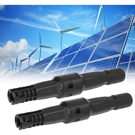 2 Stück/1500V MC4 Solar-Photovoltaik-Anschluss mit eingebauter PV-Sicherung (20A) (1/5)