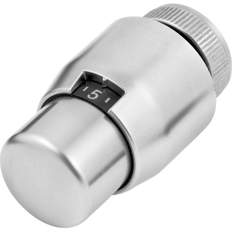 Resideo Thermostatregler T4xxx, 6–26 Grad C, M30x1,5mm, gebürstet (1/2)