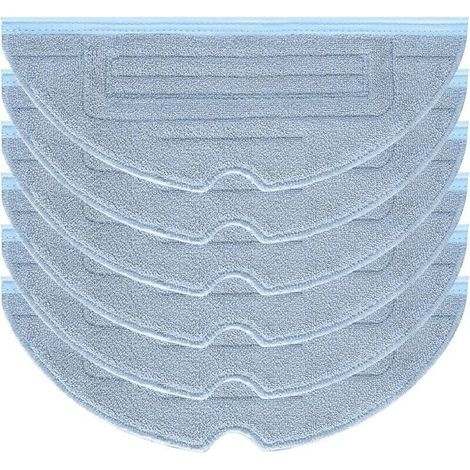 6pcs Serpillière pour Roborock S7 Pro Ultra S7 MaxV Ultra S7 Plus S7 Max Pièces de Rechange Accessoires pour Roborock S7 T7s T7s Plus Robot Aspirateur-- (1/4)