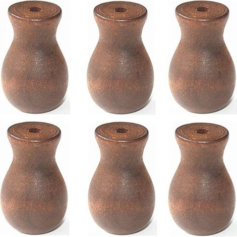 Ensemble de 6 pièces comprenant une horloge en bois marron, un store vénitien, une suspension en bois, un cordon et des accessoires pour suspension.