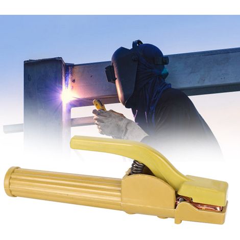 Pince de soudage, porte-électrode, cuivre, poignée allongée, protection accrue contre les brûlures, protection contre les fuites (1/5)