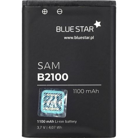 Bluestar Akku Ersatz kompatibel mit Samsung B2100 1100 mAh Austausch Batterie Accu PREMIUM AB553446BU (1/4)