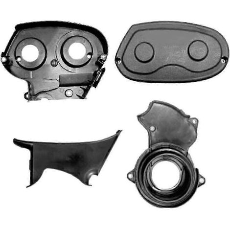 4-teiliges Set Motor-Zahnriemenabdeckungen für Cruze Aveo Sonic 55354836 55354247 Steuerkettenabdeckung Edition 0620