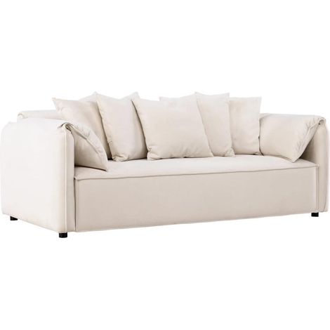Canapé 3 Places "Torekov" 202cm Beige (1/5)