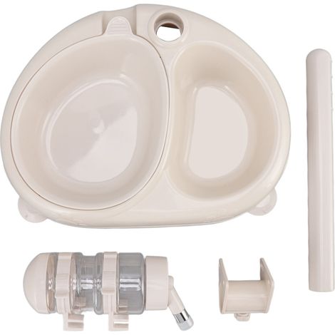 Distributeur d'eau automatique pour animaux de compagnie, gamelle antidérapante à hauteur réglable, distributeur d'eau et de nourriture pour chiots et chats. (1/5)
