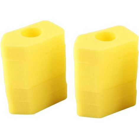 Yellow Foam Replacement Air Filter, 10 Pack, Compatible with 986434, 1.6 Inch Diameter, 4.92x2.76 Inch (1/5)