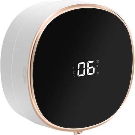 Seifenspender für Schaum oder Flüssigseife mit Sensor, 3 Modi, Smart-Display, 280 ml, IPX5, weiß/schwarz (1/4)