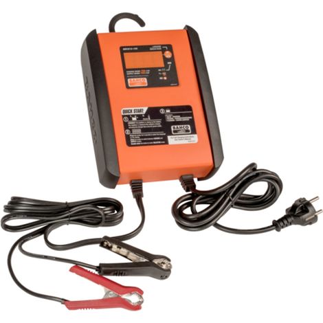 Bahco Vollautomatisches Mikroprozessor Batterieladegerät, 15 Ampere, 8-stufig mit Versorgungs-Modus (1/4)