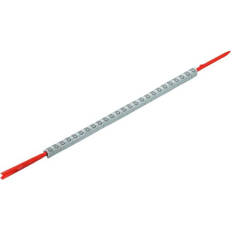 Weidmüller Leitermarkierer CLI R 02-3 GR/SW 8 mit Montagedorn 10 Stk