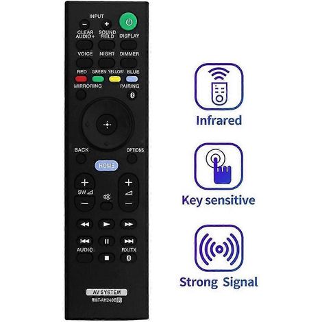 -Télécommande de remplacement AH240E pour barre de son SA-NT5 SA-WCT790 SA-CT790 HT-XT2 HT-CT790 HT-NT5 RMTAH24