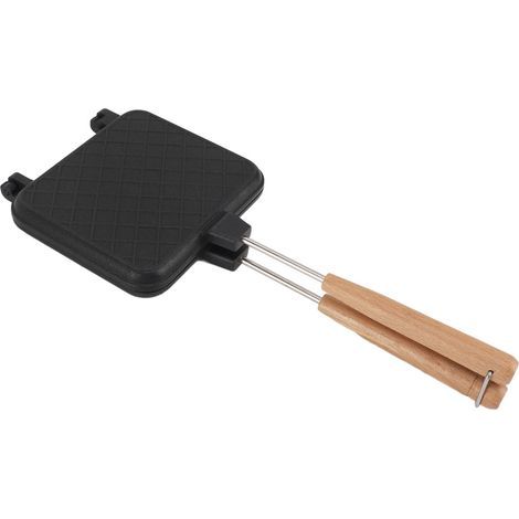 Poêle à Rabat Antiadhésive Double Face, Poêle à Griller Carrée Multifonctionnelle, Facile à Nettoyer, Taille Familiale, Répartition Uniforme de la Chaleur avec Revêtement. (1/5)
