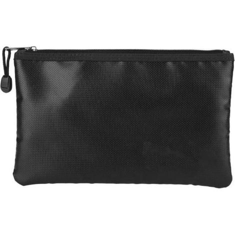 Pochette anti-feu - GAR - 29x20CM - Résistante aux hautes températures - Étanche - Noir Noir (1/4)