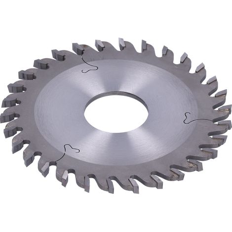 Sägeblatt aus Aluminiumlegierung, 30 Zähne, zum vertikalen Fräsen und Nutenschneiden, 125x35x5-30T (1/5)