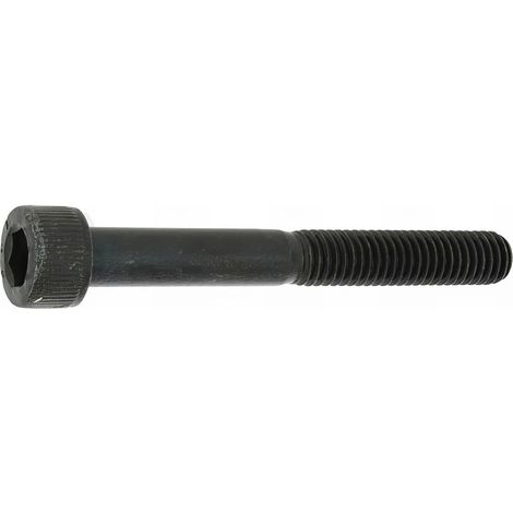 Vis métaux cylindriques hexagonales creuse DIN912 acier 8,8 Brut - diamètre 8 mm - Longueur 120 mm - Diamètre 30 mm