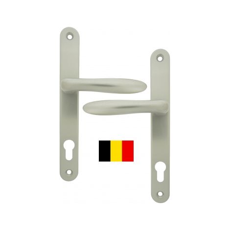 Ouvre&Déco – Poignée de porte intérieure design en Aluminium finnition Inox sur plaque CYL, VENUS