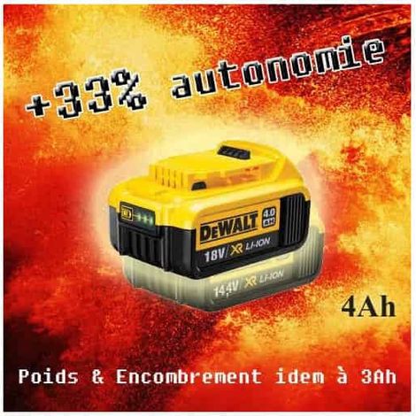 Dewalt – Perceuse-visseuse sans fil 18V 4.0Ah Li-Ion – Moteur sans charbon – 2 vitesses – Mandrin 13 mm tout métal – DCD790M2 — vue 6