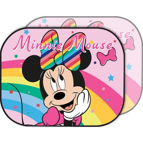 coppia tendine laterali "disney minnie mouse" arcobaleno 44x35 cm (1/5)