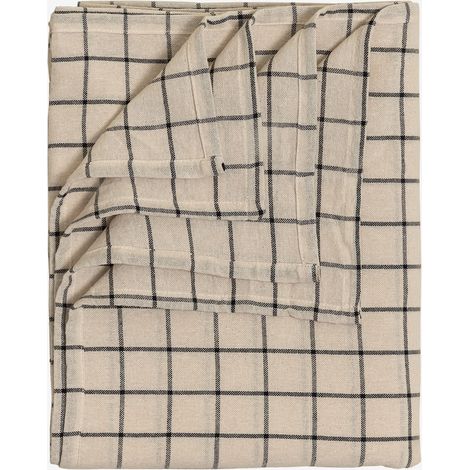 Nappe en coton Bitow 140x240 cm SKLUM Beige Lin