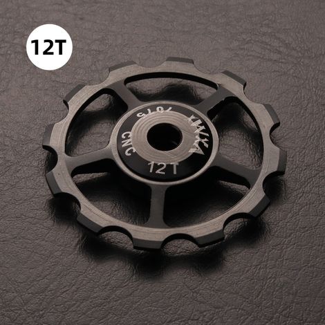 12T Noir Galet guide-dérailleur en céramique usiné CNC 12T pour vélos (1/5)