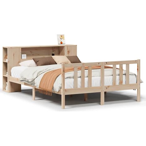 Maison Exclusive - Letto Libreria senza Materasso 135x190 cm in Legno di Pino