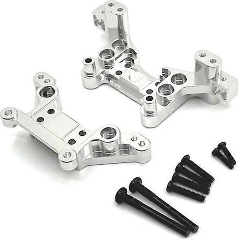 Supports d'amortisseurs avant et arrière en métal argenté (1/5)