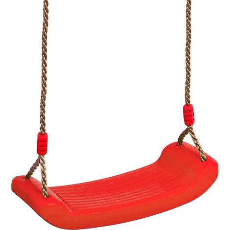 Balançoire, jardin, balançoire, enfants, balançoire, extérieur/intérieur, balançoire pour enfants, siège de balançoire en plastique, planche de balançoire, balançoire pour enfants, hauteur réglable, a (1/5)