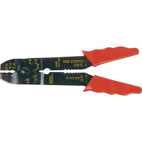 PINZA PER CAPICORDA E TERMINALI ISOLATI mm 205  - TOPTOOLS