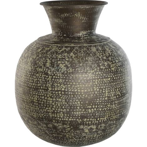Vase vert effet patiné déco chic et élégante - Vert patiné effet ancien (1/4)