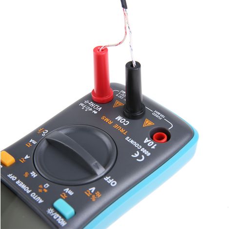 Automatisches Digitalmultimeter ZT100, 4000 Zähler, AC/DC-Strom-, Spannungs- und Widerstandsmesser, tragbar, LCD-Bildschirm, SMT. Begrenzter Preis: 14 (Amazon und eBay). (1/4)