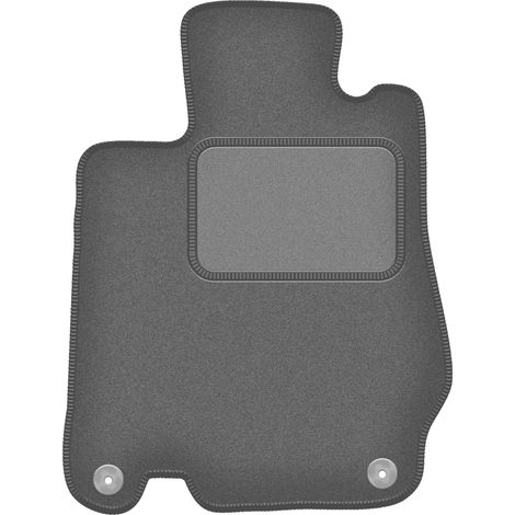 Alfombrilla de terciopelo para el conductor para: Mercedes SL R230 roadster (2001-2011) grafito