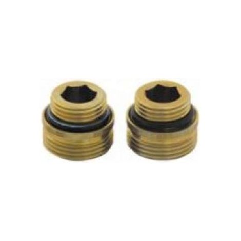 Herz Anschlussnippel f.Heizkörperanschl. 1/2" 2 Stück 1300212 (1/2)