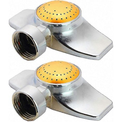 360° drehbarer Metallsprenger für Rasen und Garten, kreisförmiger Wasserstrahl, effiziente Bewässerung, robustes Modell (1/2)
