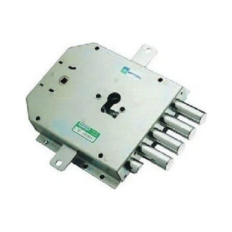 SERRATURA METALLO APPLICARE 85555 MOTTURA - F.SAGOM M2 TRIPL+SCR IP.MM 25 E.MM 60 SX - 1 pezzo (1/2)