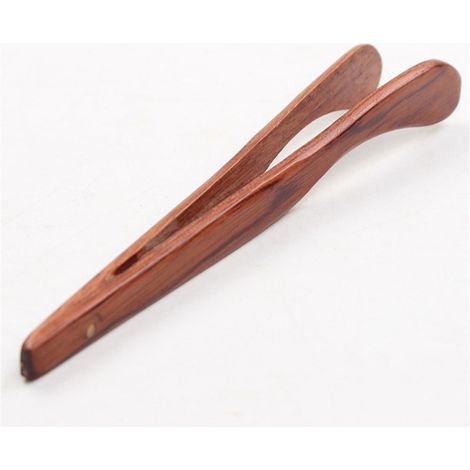 Pinces À Salade - Pinces En Bois De Bambou Pour Toast Pain Bacon Sucreries Thé Glacé - Usage Cuisine Petit-Déjeuner - 1 Pièce (1/5)